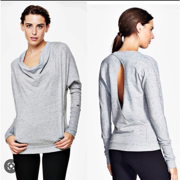 ALO Yoga Sweaters Alo Yoga Brooke Open Back Pullover Poshmark